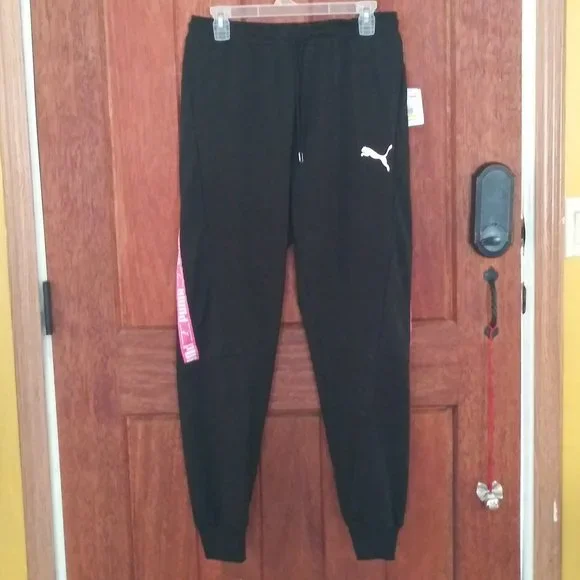 Puma Men's Cross Over Active Wear Pants - Breast Cancer Awareness - Picture 10 of 11